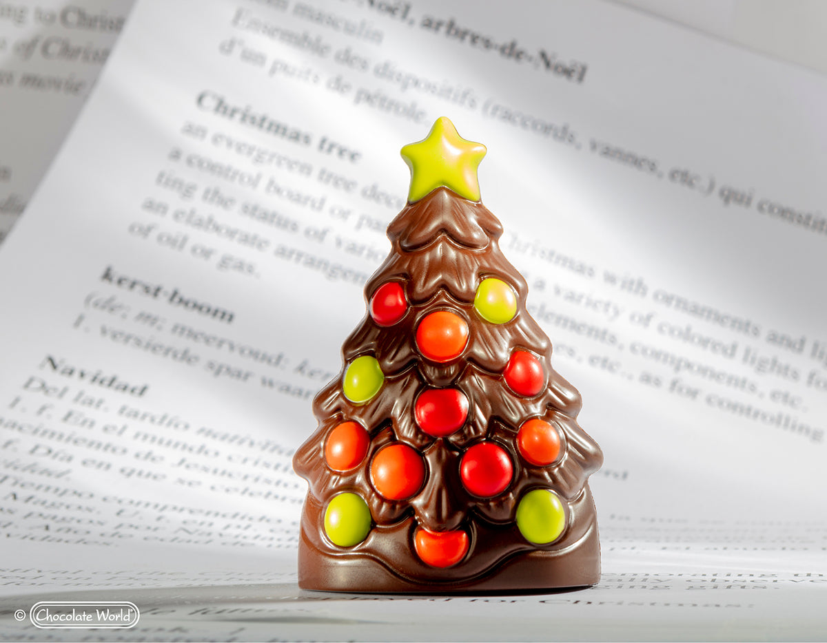 CHOCOLATE MOULD MAGNETIC CHRISTMAS TREE 150 mm HM035 - Zucchero Canada