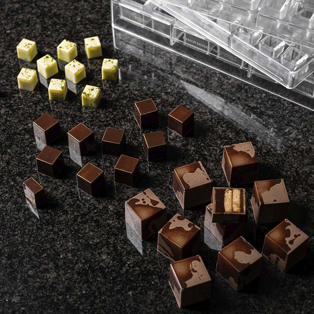 "Cubo L" Chocolate Mold - Ramon Morató