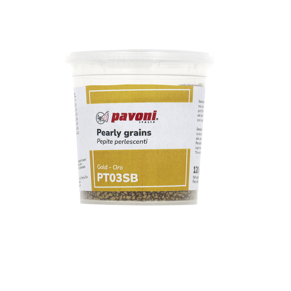 Pearly chocolate grains Gold - 120 g